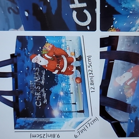 Pack of 8 Christmas Gift Bags - Picture 2 of 6